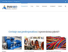 Tablet Screenshot of pamako.pl